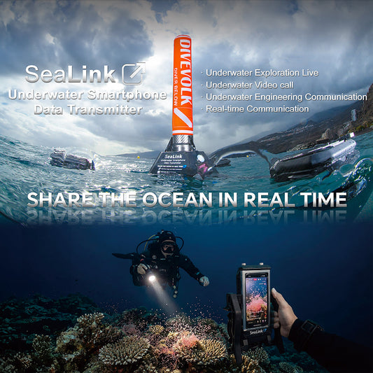 DIVEVOLK SeaLink Underwater Smartphone Data Transmitter