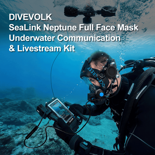 DIVEVOLK x Ocean Reef SeaLink Neptune Underwater Communication & Livestream Kit