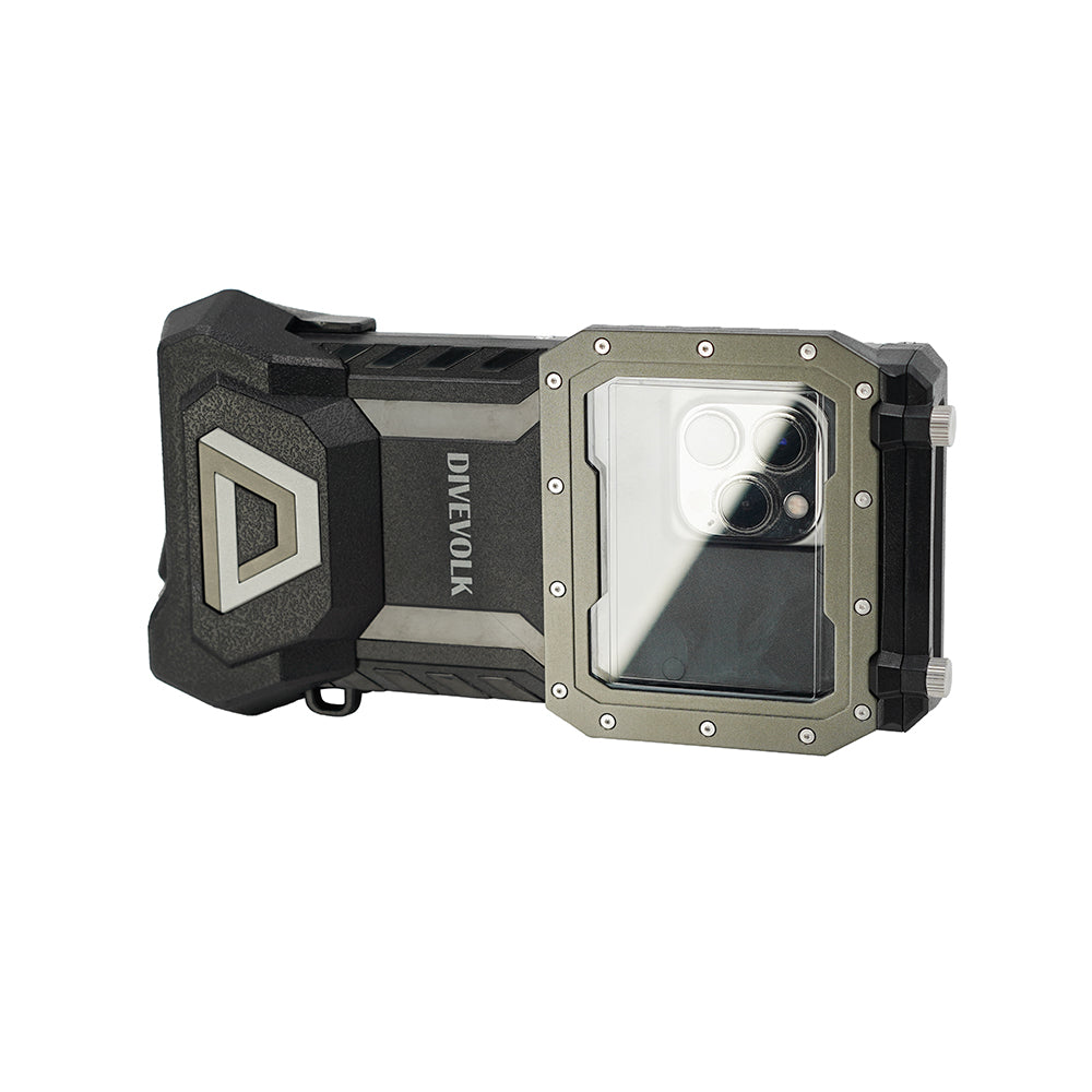 DiveVolk Seatouch 4 Max housing with protective film