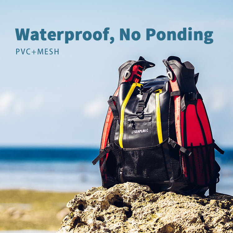 Waterproof SEAPLAY Mesh Backpack