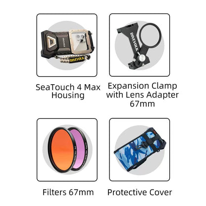 SeaTouch 4 Max housing and accessories