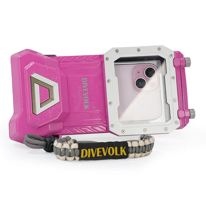 DiveVolk SeaTouch 4 MAX PLUS underwater housing, pink