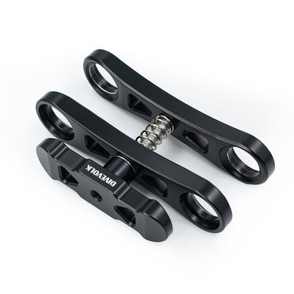 DiveVolk underwater photo gear with Extended Ball Joint Clamp