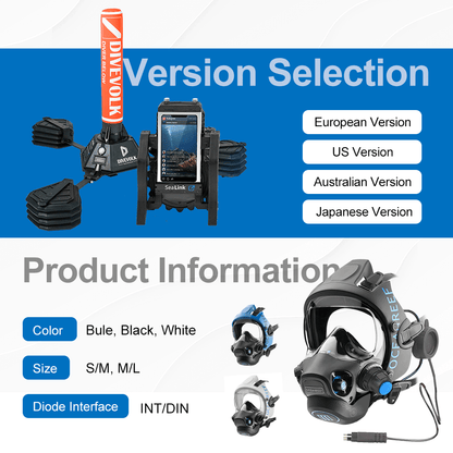 DIVEVOLK x Ocean Reef SeaLink Neptune Underwater Communication & Livestream Kit
