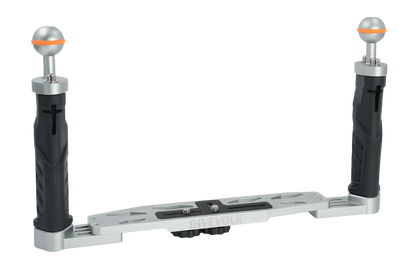 DADDHT-DIVEVOLK Dual Handle Tray for smartphone underwater housing, compact camera housing, action camera, Gopro, DJI Action, Insta360