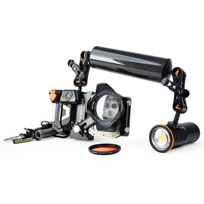 SeaTouch 4 Max Plus Advanced Creator  Kit with underwater photography dive light and wet lenses