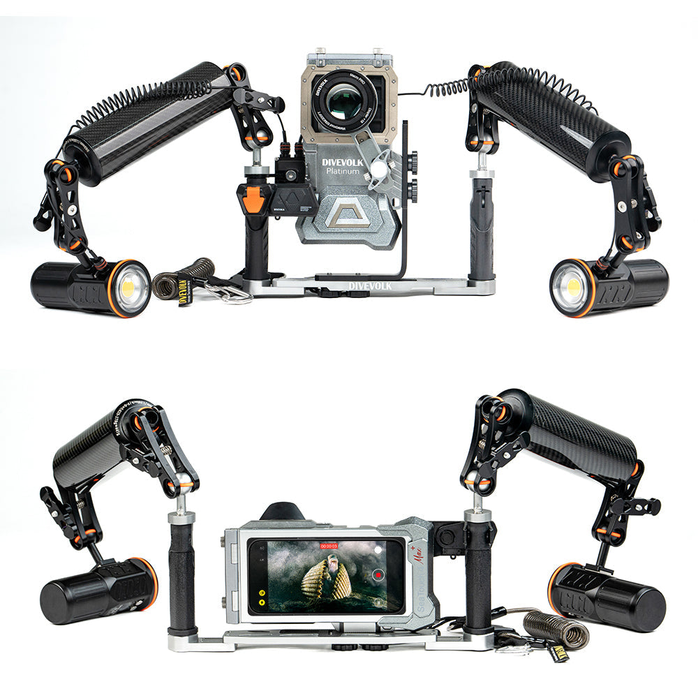 DIVEVOLK SeaTouch 4 Max Platinum Underwater Housing Almighty Kit 