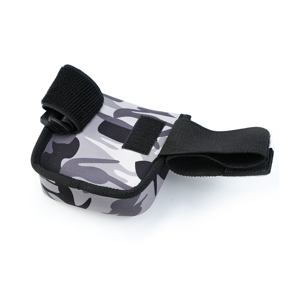 DiveVolk camo lens pocket. Underwater photography gear.