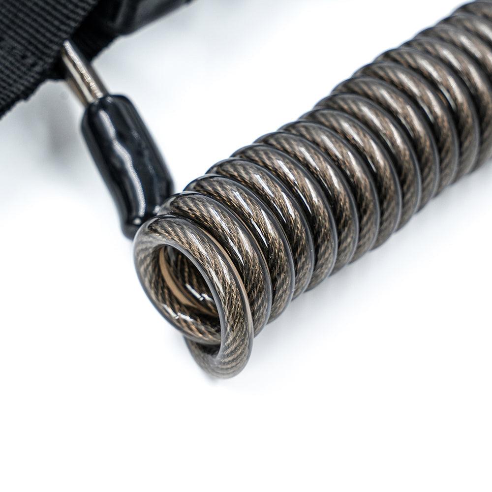 DiveVolk SeaTouch 4 Max coil lanyard for underwater housing.
