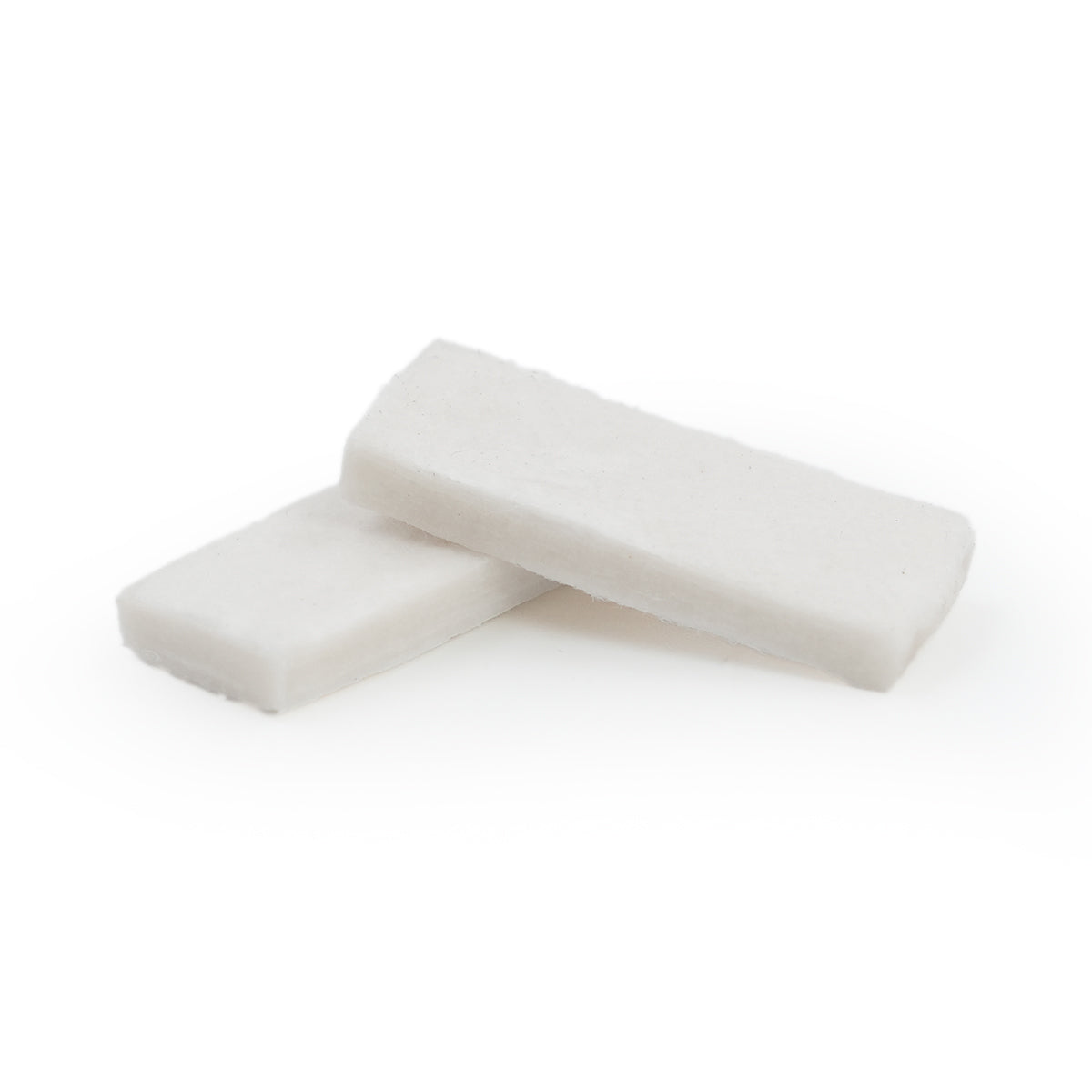 DIVEVOLK anti-fog desiccant pads ¡ª two white rectangular moisture-absorbing pads, close-up on white background.