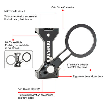 SeaTouch 4 Max Plus expansion clamp, adjustable.
