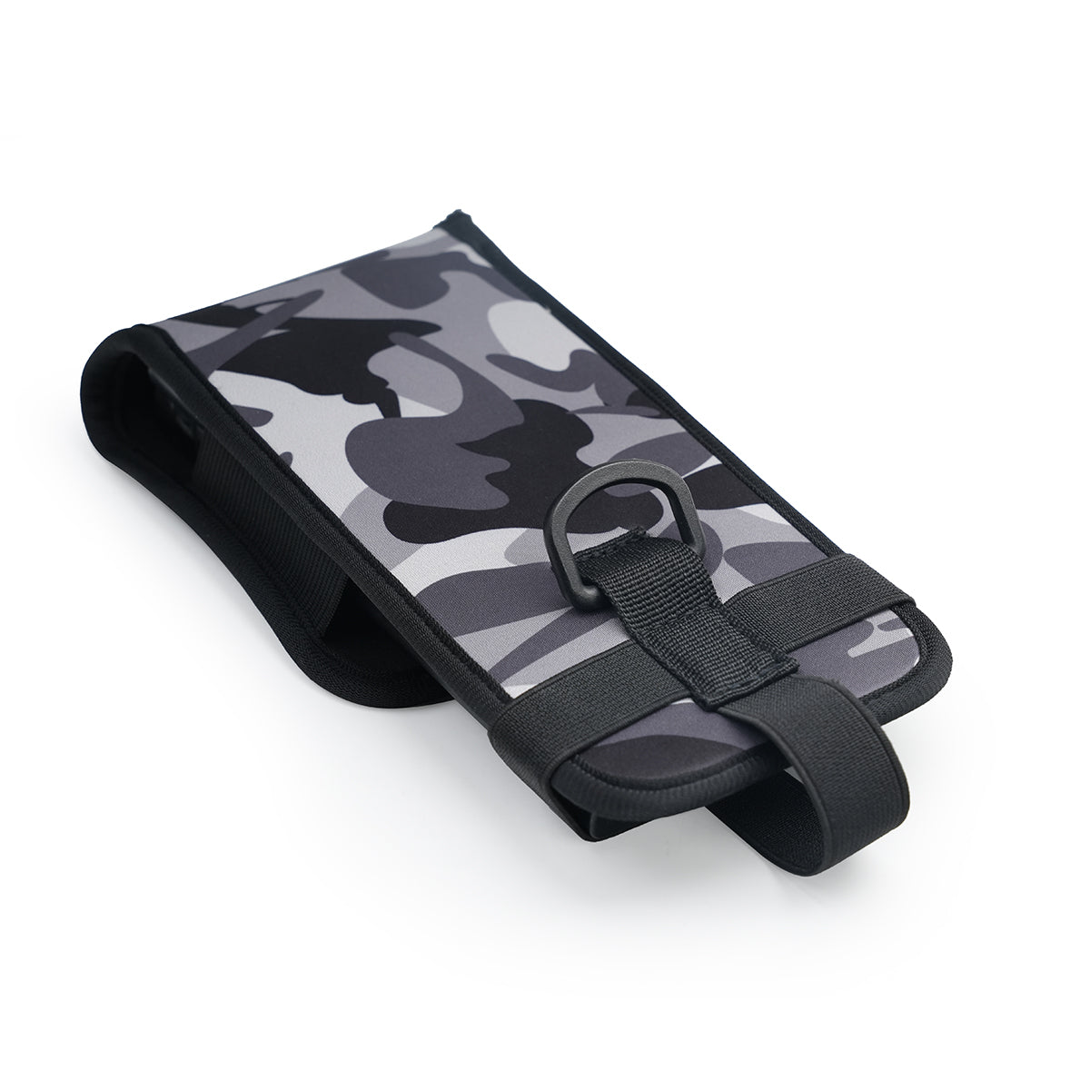 DIVEVOLK camouflage protective cover top view ¡ª grey camo fabric with heavy-duty D-ring and elastic band for quick on and off.