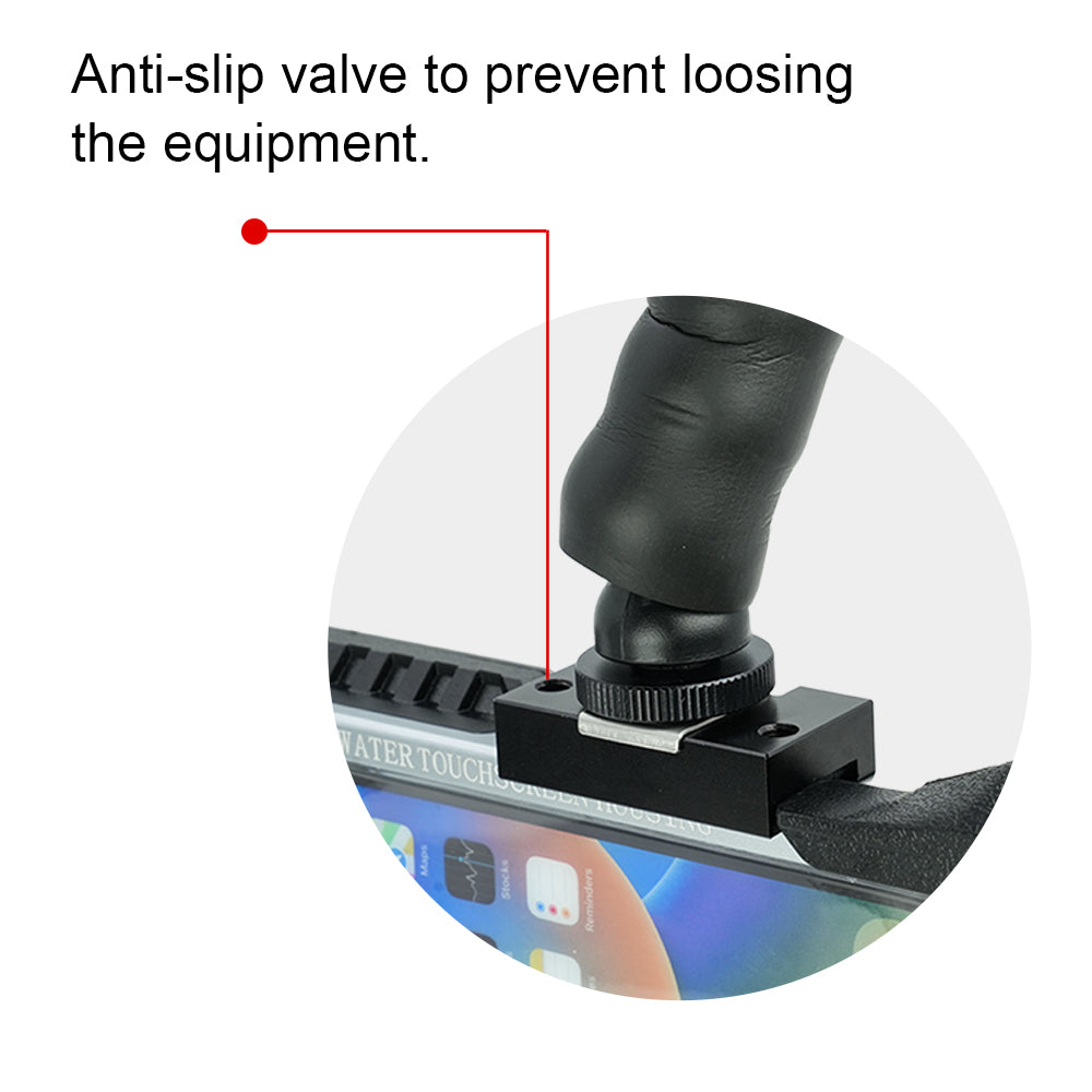 DiveVolk light mount arm anti-slip valve.