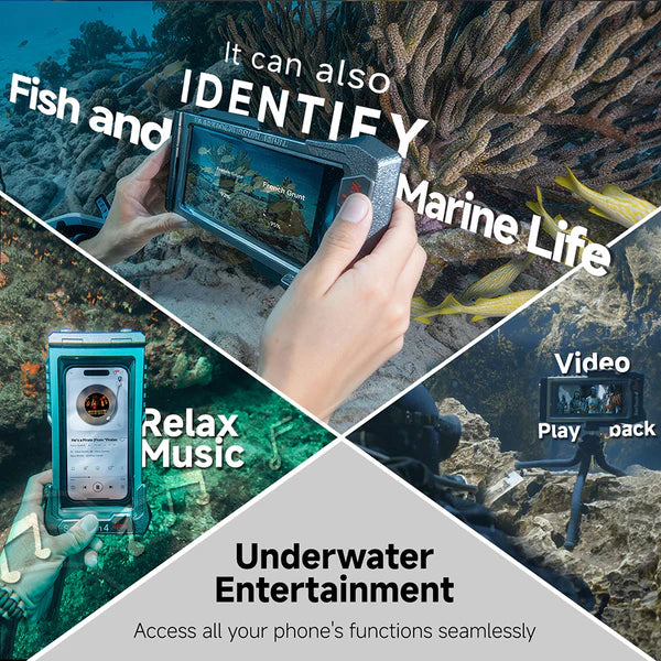 DADDP-DIVEVOLK SeaTouch 4 Max Platinum Underwater Touchscreen Housing for Smartphone