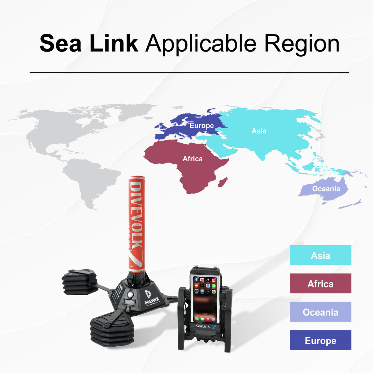 DIVEVOLK x Ocean Reef SeaLink Neptune Underwater Communication & Livestream Kit