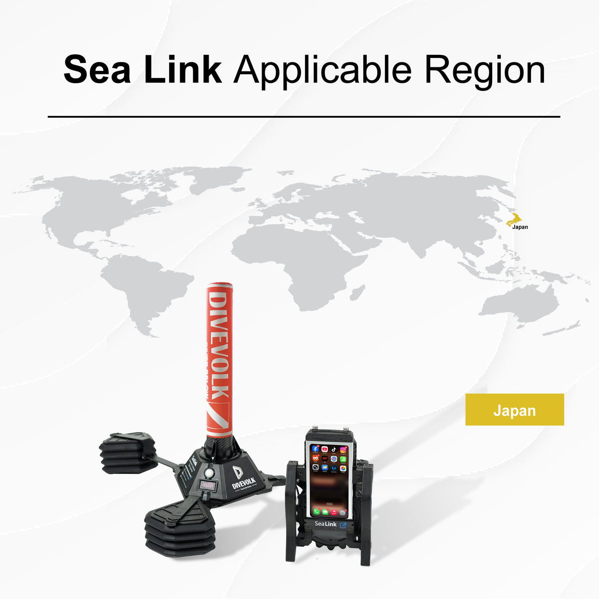 DIVEVOLK x Ocean Reef SeaLink Neptune Underwater Communication & Livestream Kit