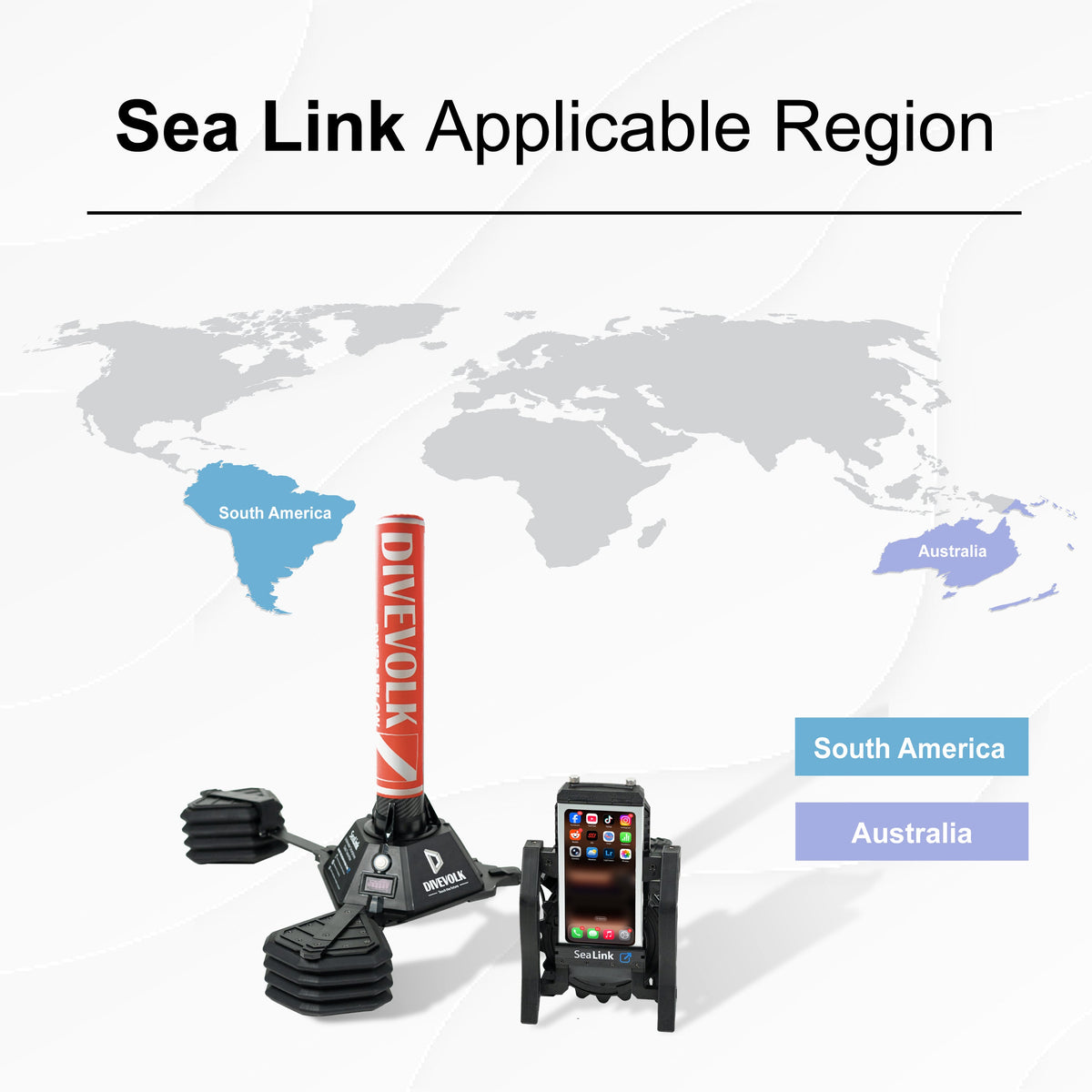 DIVEVOLK x Ocean Reef SeaLink Neptune Underwater Communication & Livestream Kit