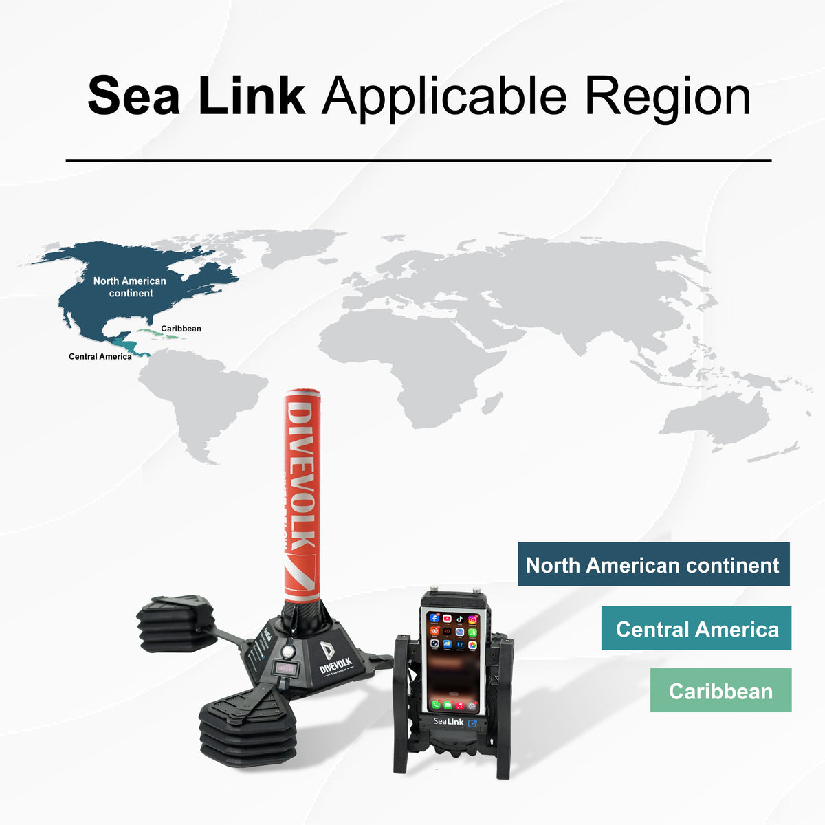 DIVEVOLK x Ocean Reef SeaLink Neptune Underwater Communication & Livestream Kit