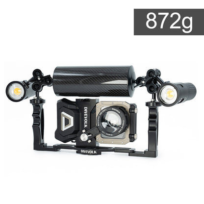 DiveVolk underwater photography rig, 872g buoyancy float arm